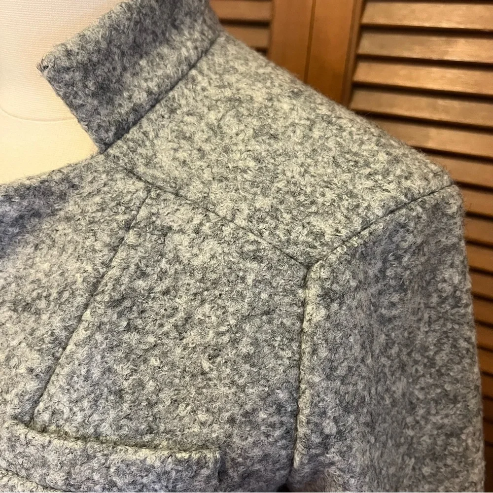 J. Crew Collection virgin wool Women's Gray Jacket 8